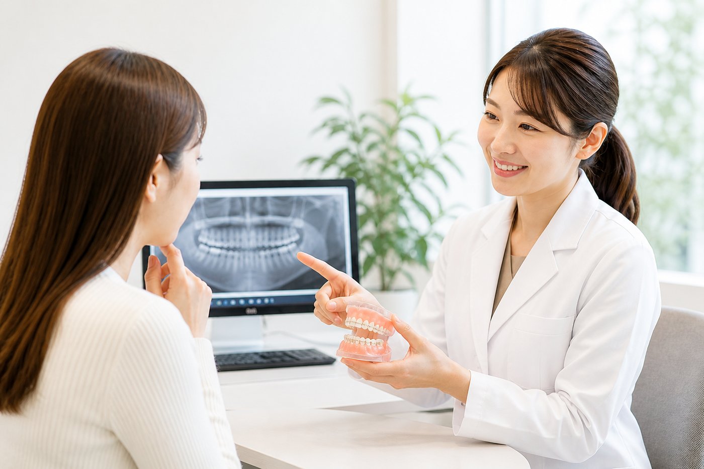 先生と患者さんが向き合う、丁寧な対話の時間